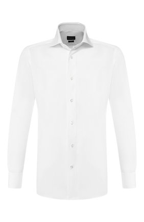 Мужская хлопковая сорочка ERMENEGILDO ZEGNA белого цвета по цене 27300 руб., арт. 701032/9MS0BA | Фото 1 Мужская хлопковая сорочка ERMENEGILDO ZEGNA белого цвета, арт. 701032/9MS0BA | Фото 1