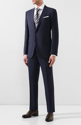 Мужская хлопковая сорочка ERMENEGILDO ZEGNA белого цвета по цене 27300 руб., арт. 701032/9MS0BA | Фото 2 Мужская хлопковая сорочка ERMENEGILDO ZEGNA белого цвета, арт. 701032/9MS0BA | Фото 2