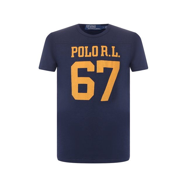 Хлопковая футболка Polo Ralph Lauren 10822410