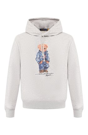 Мужской худи POLO RALPH LAUREN светло-серого цвета по цене 15150 руб., арт. 710792904 | Фото 1 Мужской худи POLO RALPH LAUREN светло-серого цвета, арт. 710792904 | Фото 1