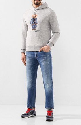 Мужской худи POLO RALPH LAUREN светло-серого цвета по цене 15150 руб., арт. 710792904 | Фото 2 Мужской худи POLO RALPH LAUREN светло-серого цвета, арт. 710792904 | Фото 2