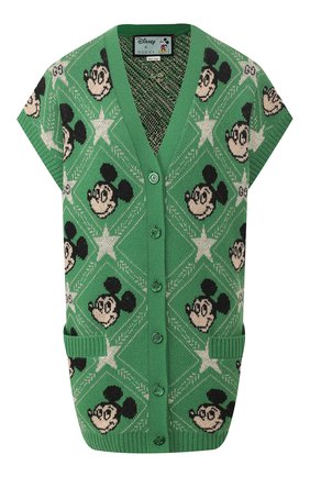 Шерстяной кардиган Disney x Gucci | Фото №1 Шерстяной кардиган Disney x Gucci | Фото №1