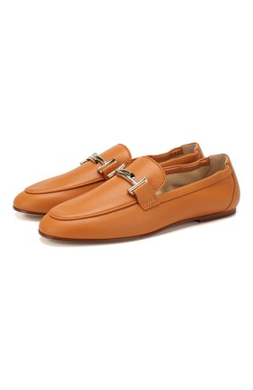 Женские кожаные лоферы TOD’S светло-коричневого цвета по цене 35700 руб., арт. XXW79A0X010MID | Фото 1 Женские кожаные лоферы TOD’S светло-коричневого цвета, арт. XXW79A0X010MID | Фото 1