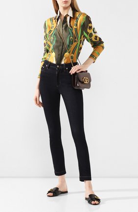 Женские кожаные шлепанцы bianca DOLCE & GABBANA черного цвета по цене 47600 руб., арт. CQ0324/AX191 | Фото 2 Женские кожаные шлепанцы bianca DOLCE & GABBANA черного цвета, арт. CQ0324/AX191 | Фото 2
