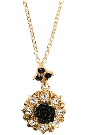 Женское колье DOLCE & GABBANA золотого цвета по цене 33050 руб., арт. WNM2D1/W1111 | Фото 2 Женское колье DOLCE & GABBANA золотого цвета, арт. WNM2D1/W1111 | Фото 2