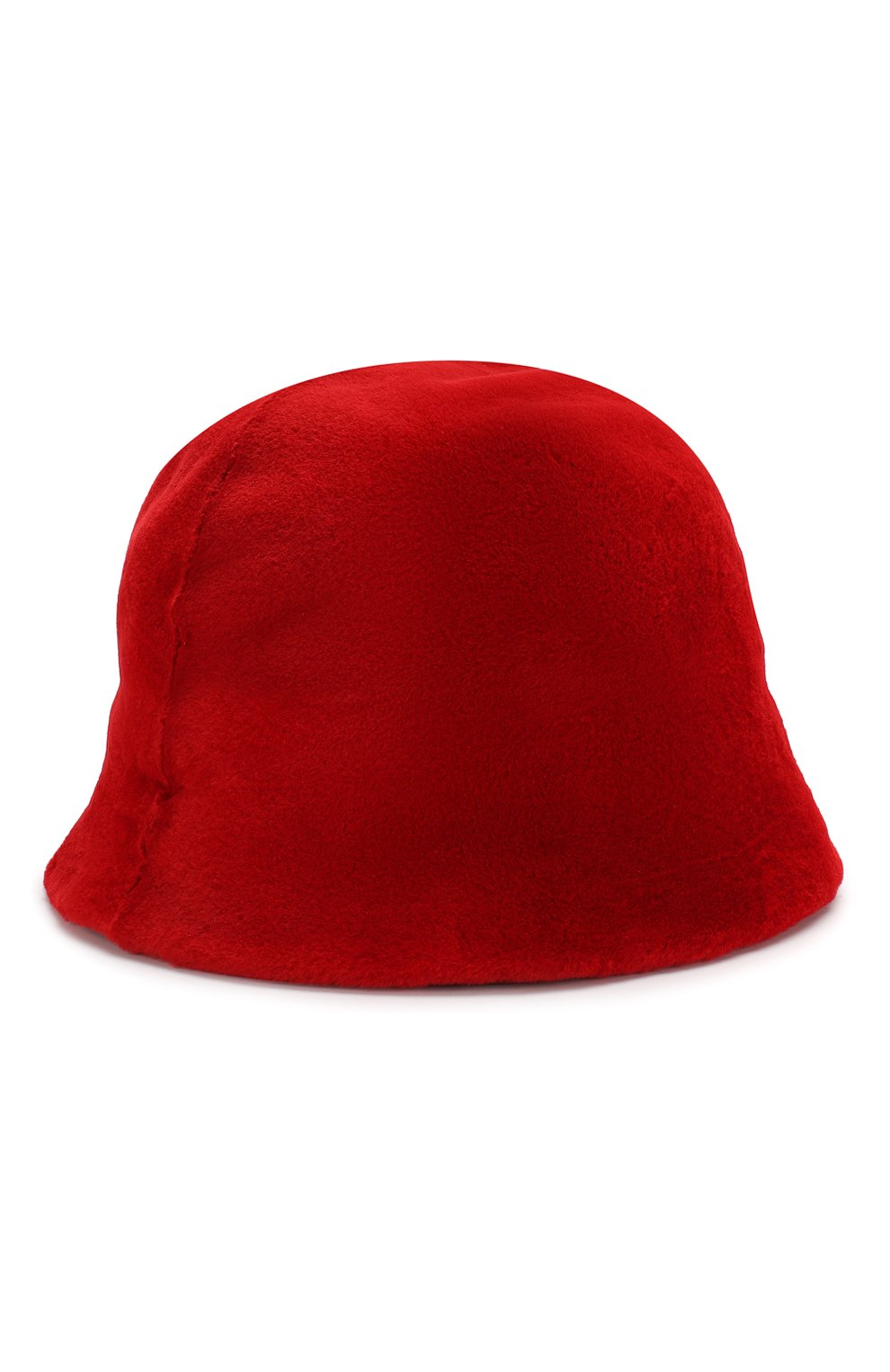 Женская шляпа из меха норки FURLAND красного цвета, арт. 0009400150201600000 | Фото 2 (Материал: Натуральный мех)