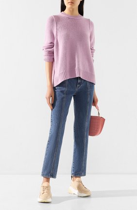 Женская шерстяной свитер STELLA MCCARTNEY сиреневого цвета по цене 53300 руб., арт. 600080/S2168 | Фото 2 Женская шерстяной свитер STELLA MCCARTNEY сиреневого цвета, арт. 600080/S2168 | Фото 2