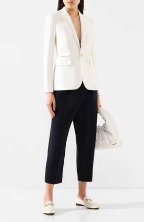 Женский шерстяной жакет RALPH LAUREN кремвого цвета по цене 169500 руб., арт. 290625536 | Фото 2 Женский шерстяной жакет RALPH LAUREN кремвого цвета, арт. 290625536 | Фото 2