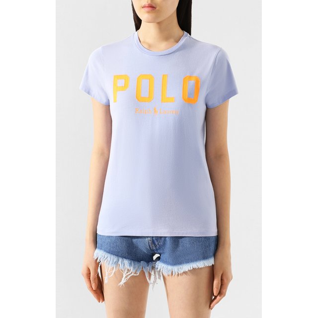 Хлопковая футболка Polo Ralph Lauren 10825409