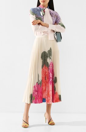 Женская шелковая юбка VALENTINO розового цвета по цене 239500 руб., арт. TB3RA5K054W | Фото 2 Женская шелковая юбка VALENTINO розового цвета, арт. TB3RA5K054W | Фото 2 (Длина Ж (юбки, платья, шорты): Миди; Материал внешний: Шелк; Статус проверки: Проверена категория; Женское Кросс-КТ: Юбка-одежда)