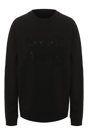 Женский хлопковый свитшот MARC JACOBS (THE) черного цвета по цене 26650 руб., арт. C6000040 | Фото 1 Женский хлопковый свитшот MARC JACOBS (THE) черного цвета, арт. C6000040 | Фото 1