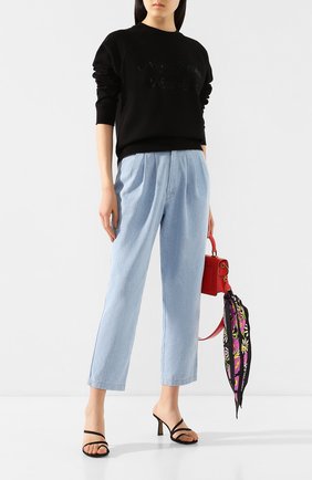 Женский хлопковый свитшот MARC JACOBS (THE) черного цвета по цене 26650 руб., арт. C6000040 | Фото 2 Женский хлопковый свитшот MARC JACOBS (THE) черного цвета, арт. C6000040 | Фото 2