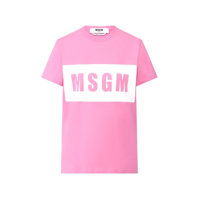 Хлопковая футболка MSGM 10825991