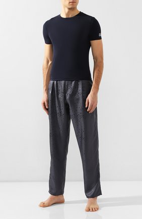 Мужские хлопковая футболка ERMENEGILDO ZEGNA синего цвета по цене 6590 руб., арт. N3M200980 | Фото 2 Мужские хлопковая футболка ERMENEGILDO ZEGNA синего цвета, арт. N3M200980 | Фото 2