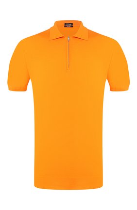 Мужское хлопковое поло KITON оранжевого цвета по цене 85200 руб., арт. UK33Z | Фото 1 Мужское хлопковое поло KITON оранжевого цвета, арт. UK33Z | Фото 1