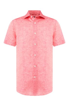 Мужская льняная рубашка ERMENEGILDO ZEGNA розового цвета по цене 22450 руб., арт. UUX38/SCF5 | Фото 1 Мужская льняная рубашка ERMENEGILDO ZEGNA розового цвета, арт. UUX38/SCF5 | Фото 1