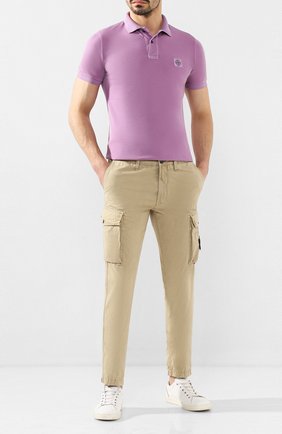 Мужской хлопковые брюки-карго STONE ISLAND бежевого цвета по цене 22600 руб., арт. 7215318WA | Фото 2 Мужской хлопковые брюки-карго STONE ISLAND бежевого цвета, арт. 7215318WA | Фото 2