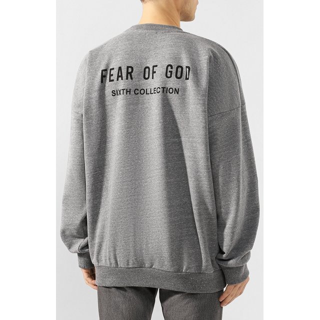 Хлопковый свитшот FEAR OF GOD 10827340