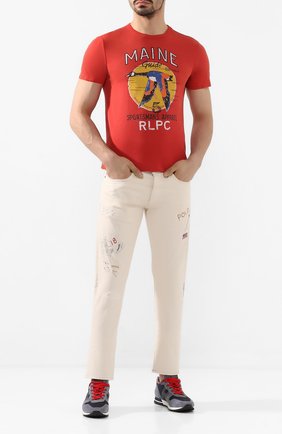 Мужские джинсы POLO RALPH LAUREN кремвого цвета по цене 16000 руб., арт. 710776233 | Фото 2 Мужские джинсы POLO RALPH LAUREN кремвого цвета, арт. 710776233 | Фото 2