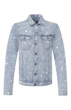 Мужская джинсовая куртка DOM REBEL голубого цвета по цене 32400 руб., арт. FLIP/JEAN JACKET | Фото 1 Мужская джинсовая куртка DOM REBEL голубого цвета, арт. FLIP/JEAN JACKET | Фото 1