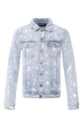 Мужская джинсовая куртка DOM REBEL голубого цвета по цене 32400 руб., арт. DRIBBLE/JEAN JACKET | Фото 1 Мужская джинсовая куртка DOM REBEL голубого цвета, арт. DRIBBLE/JEAN JACKET | Фото 1