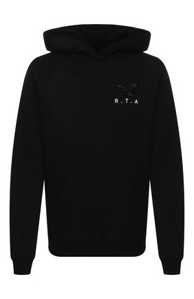 Мужской хлопковое худи RTA черного цвета по цене 24800 руб., арт. MH9213-95GLBK | Фото 1 Мужской хлопковое худи RTA черного цвета, арт. MH9213-95GLBK | Фото 1