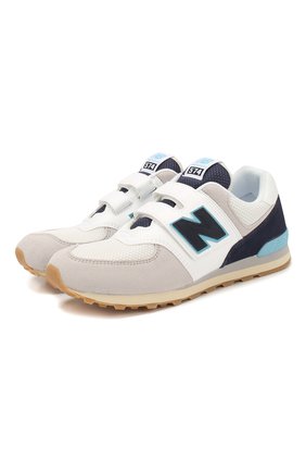 Детские кроссовки 574 NEW BALANCE серого цвета по цене 6300 руб., арт. YV574SOU/M | Фото 1 Детские кроссовки 574 NEW BALANCE серого цвета, арт. YV574SOU/M | Фото 1