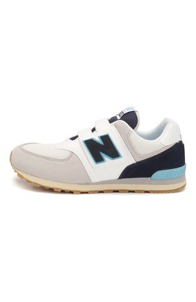 Детские кроссовки 574 NEW BALANCE серого цвета по цене 6300 руб., арт. YV574SOU/M | Фото 2 Детские кроссовки 574 NEW BALANCE серого цвета, арт. YV574SOU/M | Фото 2