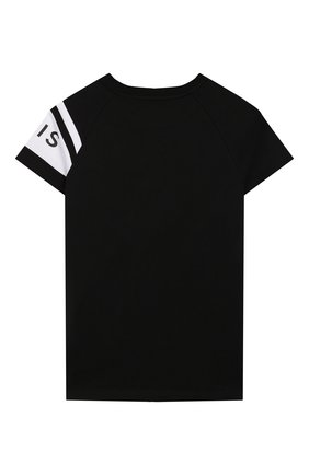 Детская хлопковая футболка GIVENCHY черного цвета по цене 14700 руб., арт. H25173 | Фото 2 Детская хлопковая футболка GIVENCHY черного цвета, арт. H25173 | Фото 2