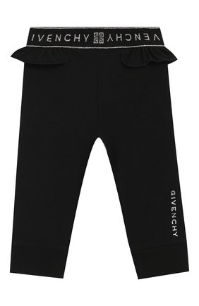 Детские леггинсы GIVENCHY черного цвета по цене 12500 руб., арт. H04073 | Фото 1 Детские леггинсы GIVENCHY черного цвета, арт. H04073 | Фото 1