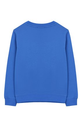 Детский хлопковый свитшот KENZO синего цвета по цене 7550 руб., арт. KQ15638 | Фото 2 Детский хлопковый свитшот KENZO синего цвета, арт. KQ15638 | Фото 2