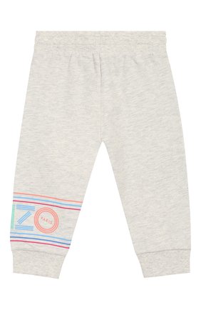 Детские хлопковые джоггеры KENZO серого цвета по цене 5800 руб., арт. KQ23017 | Фото 2 Детские хлопковые джоггеры KENZO серого цвета, арт. KQ23017 | Фото 2