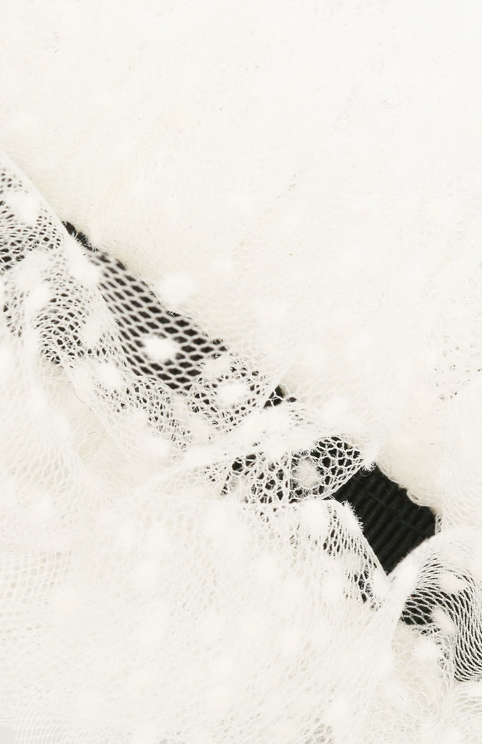 Детская хлопковая повязка DESIGNERS CAT белого цвета, арт. 100000K01000438 | Фото 3 (Материал: Текстиль, Хлопок)