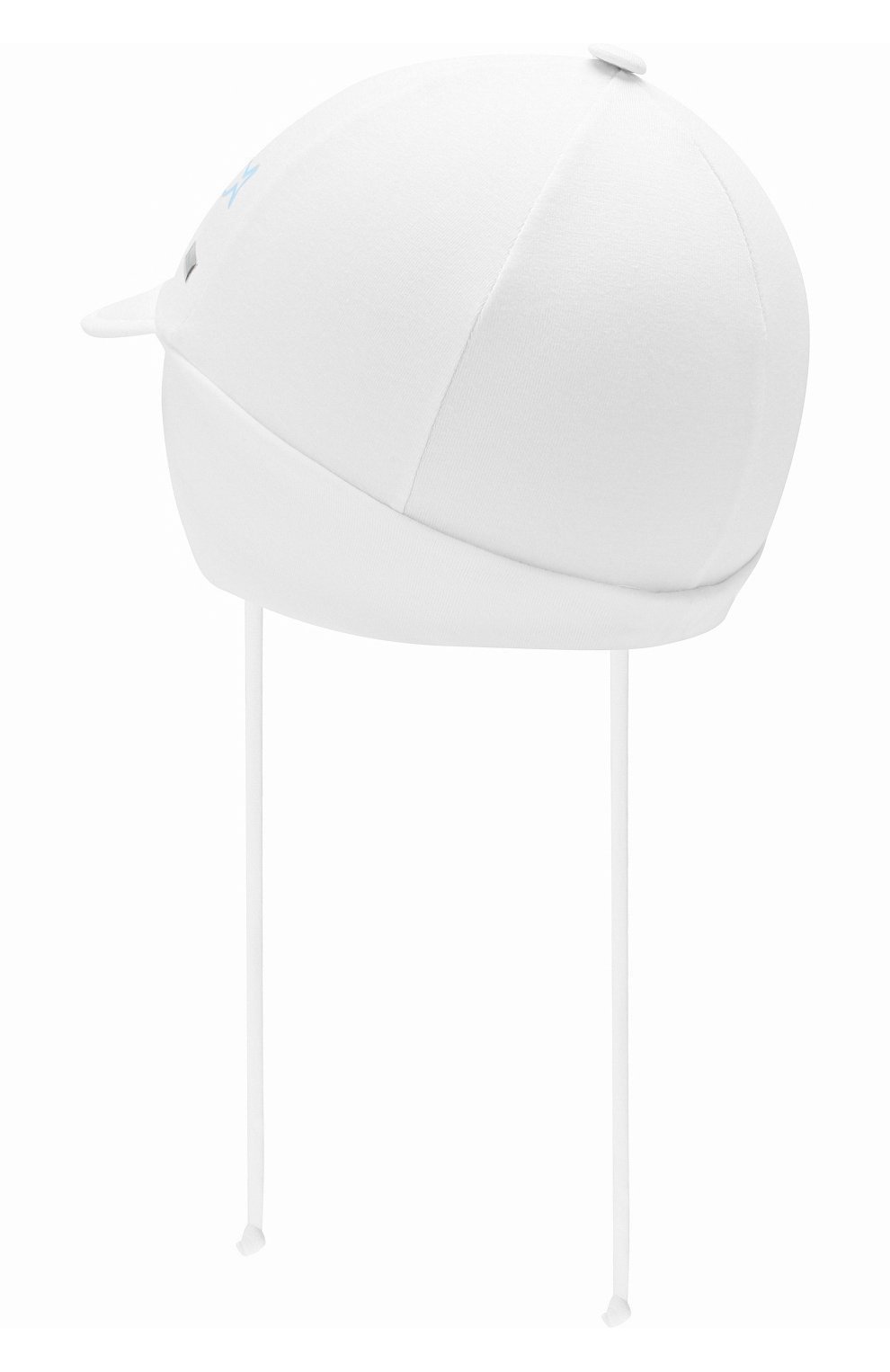Детская хлопковая кепка IL TRENINO белого цвета, арт. 20 7262/E0 | Фото 2 (Материал: Текстиль, Хлопок; Кросс-КТ НВ: Шапочки-аксессуары)