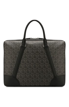 Мужская сумка для ноутбука SALVATORE FERRAGAMO темно-серого цвета по цене 93740 руб., арт. Z-0716628 | Фото 1 Мужская сумка для ноутбука SALVATORE FERRAGAMO темно-серого цвета, арт. Z-0716628 | Фото 1