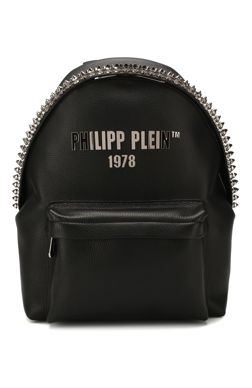Мужской кожаный рюкзак PHILIPP PLEIN черного цвета, арт. S20A MBA0887 PLE053N | Фото 1