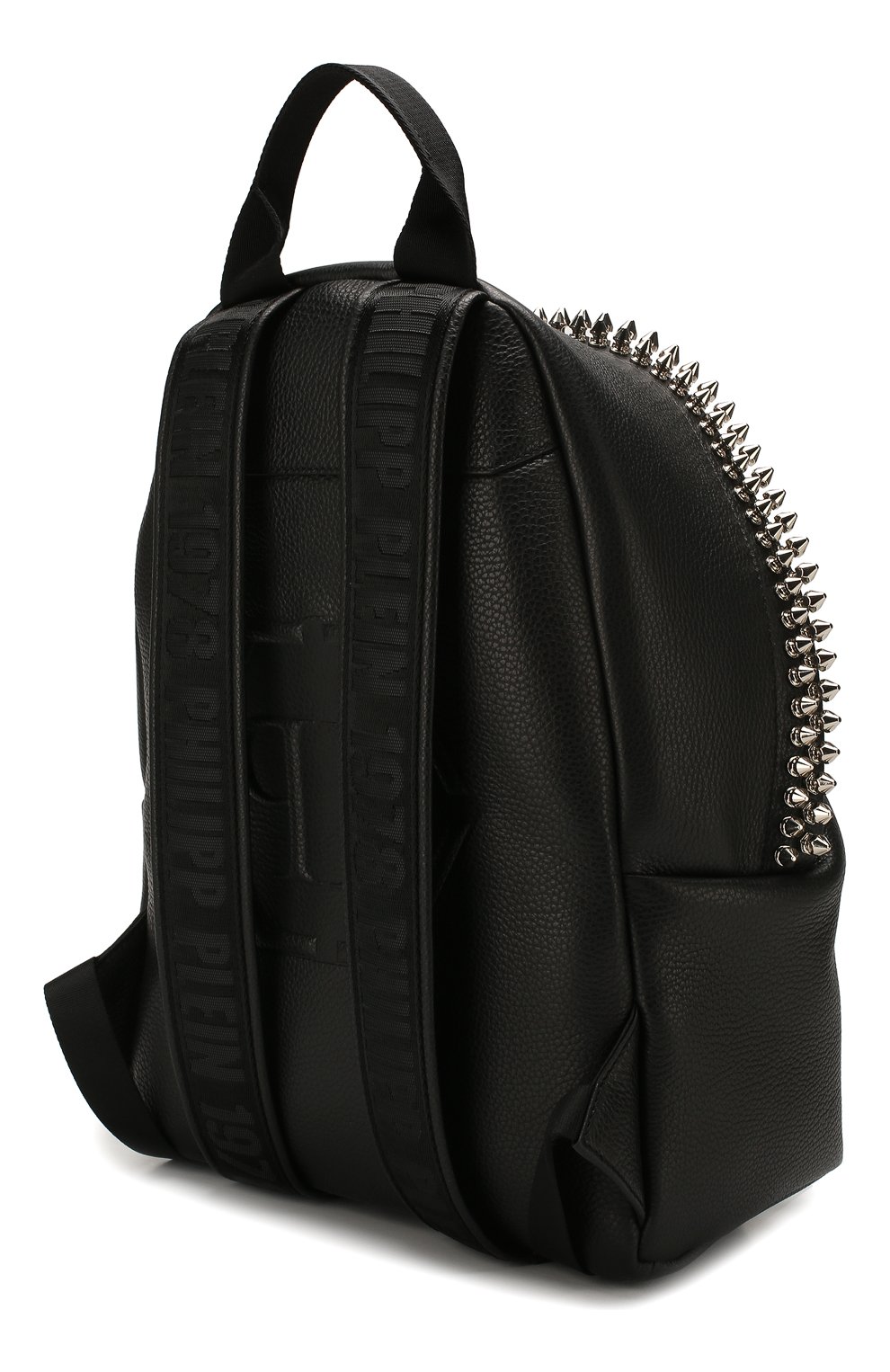 Мужской кожаный рюкзак PHILIPP PLEIN черного цвета по цене 135900 руб., арт. S20A MBA0887 PLE053N | Фото 3 Мужской кожаный рюкзак PHILIPP PLEIN черного цвета, арт. S20A MBA0887 PLE053N | Фото 3