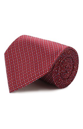 Мужской шелковый галстук BRIONI красного цвета, арт. 062H00/P941P | Фото 1 (Материал: Текстиль, Шелк; Принт: С принтом; Региональные ограничения белый список (Axapta Mercury): RU)