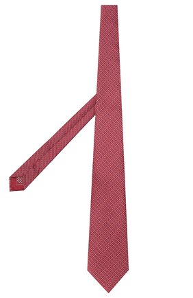 Мужской шелковый галстук BRIONI красного цвета, арт. 062H00/P941P | Фото 2 (Материал: Текстиль, Шелк; Принт: С принтом; Региональные ограничения белый список (Axapta Mercury): RU)