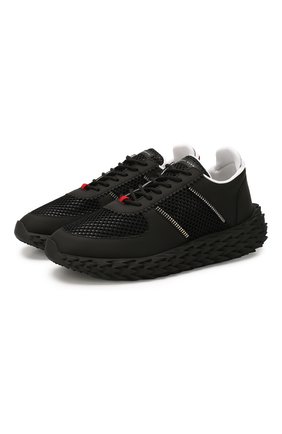 Мужские текстильные кроссовки GIUSEPPE ZANOTTI DESIGN черного цвета по цене 57650 руб., арт. RM00029/004 | Фото 1 Мужские текстильные кроссовки GIUSEPPE ZANOTTI DESIGN черного цвета, арт. RM00029/004 | Фото 1