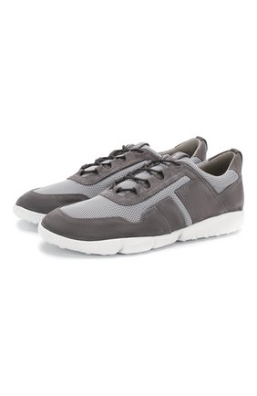 Мужские комбинированные кроссовки TOD’S серого цвета по цене 37150 руб., арт. XXM25C0CP50MJA | Фото 1 Мужские комбинированные кроссовки TOD’S серого цвета, арт. XXM25C0CP50MJA | Фото 1 (Стили: Классический, Спорт)