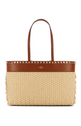 Женская сумка-тоут valentino garavani rockstud VALENTINO бежевого цвета по цене 111500 руб., арт. TW2B0G20/PWC | Фото 1 Женская сумка-тоут valentino garavani rockstud VALENTINO бежевого цвета, арт. TW2B0G20/PWC | Фото 1