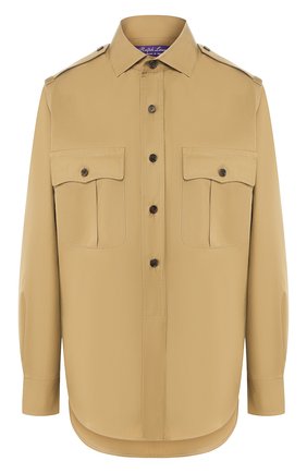 Женская хлопковая рубашка RALPH LAUREN хаки цвета по цене 111000 руб., арт. 290790416 | Фото 1 Женская хлопковая рубашка RALPH LAUREN хаки цвета, арт. 290790416 | Фото 1