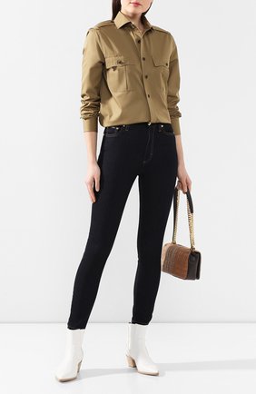 Женская хлопковая рубашка RALPH LAUREN хаки цвета по цене 111000 руб., арт. 290790416 | Фото 2 Женская хлопковая рубашка RALPH LAUREN хаки цвета, арт. 290790416 | Фото 2