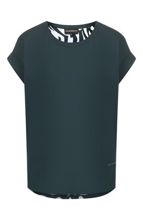 Женская хлопковая футболка EMPORIO ARMANI зеленого цвета по цене 15850 руб., арт. 6G2T7L/2J16Z | Фото 1 Женская хлопковая футболка EMPORIO ARMANI зеленого цвета, арт. 6G2T7L/2J16Z | Фото 1