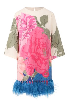 Женское шелковое платье VALENTINO белого цвета по цене 355500 руб., арт. TB3VAQR054W | Фото 1 Женское шелковое платье VALENTINO белого цвета, арт. TB3VAQR054W | Фото 1 (Рукава: 3/4; Материал внешний: Шелк; Длина Ж (юбки, платья, шорты): Мини; Статус проверки: Проверена категория; Случай: Вечерний)