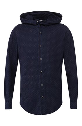 Мужская хлопковая рубашка KITON темно-синего цвета по цене 76000 руб., арт. UMCMARH0722701 | Фото 1 Мужская хлопковая рубашка KITON темно-синего цвета, арт. UMCMARH0722701 | Фото 1 (Материал внешний: Хлопок; Рукава: Длинные; Длина (для топов): Стандартные; Случай: Повседневный; Манжеты: На кнопках; Воротник: С капюшоном; Мужское Кросс-КТ: Рубашка-одежда; Принт: Однотонные; Региональные ограничения белый список (Axapta Mercury): RU)