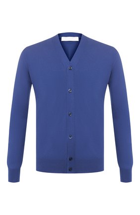Мужская хлопковый кардиган CRUCIANI синего цвета по цене 38700 руб., арт. CU558.C01 | Фото 1 Мужская хлопковый кардиган CRUCIANI синего цвета, арт. CU558.C01 | Фото 1