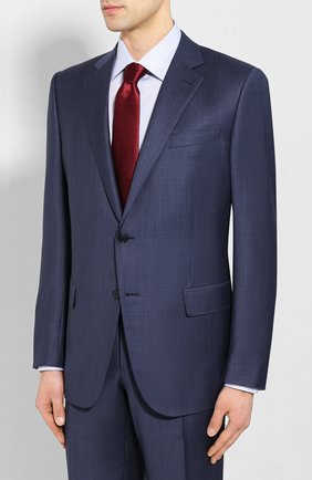 Мужской шерстяной костюм ERMENEGILDO ZEGNA синего цвета по цене 244000 руб., арт. 722548/221225 | Фото 2 Мужской шерстяной костюм ERMENEGILDO ZEGNA синего цвета, арт. 722548/221225 | Фото 2