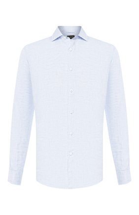 Мужская льняная рубашка ERMENEGILDO ZEGNA голубого цвета по цене 23200 руб., арт. UUX38/SRF5 | Фото 1 Мужская льняная рубашка ERMENEGILDO ZEGNA голубого цвета, арт. UUX38/SRF5 | Фото 1